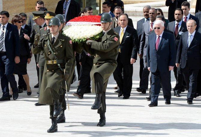 Irak Cumhurbaşkanı Masum Ankara'da