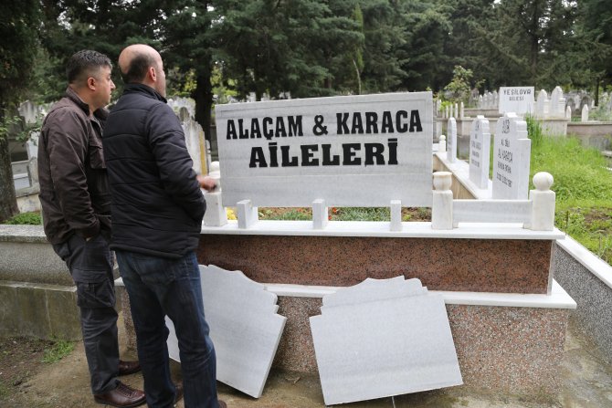 Samsun'da "Mezar Taşı" Hırsızlığı