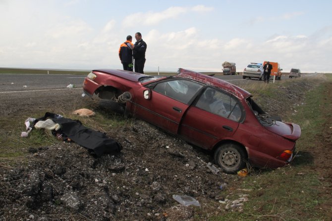 Ağrı'da Otomobil Takla Attı: 1 Ölü, 3 Yaralı