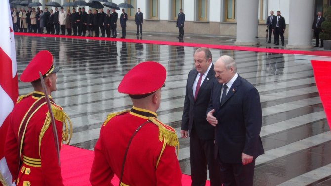 Belarus Cumhurbaşkanı Lukaşenko Gürcistan'da