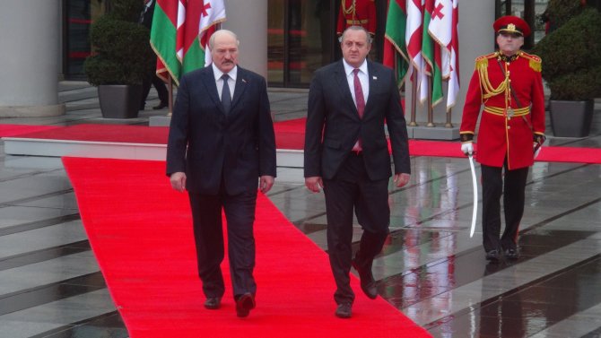 Belarus Cumhurbaşkanı Lukaşenko Gürcistan'da