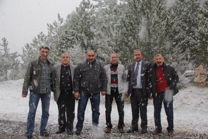 Beypazarı'na Kar Yağdı