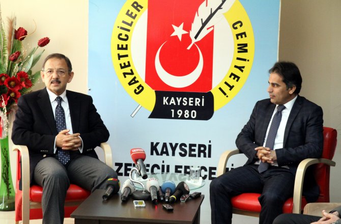 Özhaseki'den, Gazeteciler Cemiyeti'ne Ziyaret