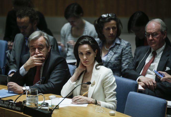 Bm Mülteciler Yüksek Komiserliği Özel Elçisi Angelina Jolie: