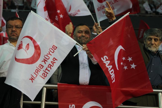 Saadet Partisi Ve Bbp Seçim Beyannamesini Açıklandı