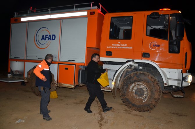 Kırklareli'nde Baraj Gölüne Otomobil Düştü