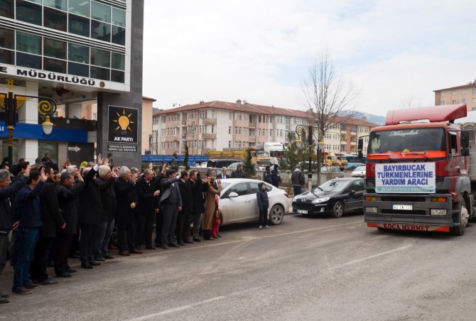 Kütahya'dan Bayırbucak Türkmenlerine yardım