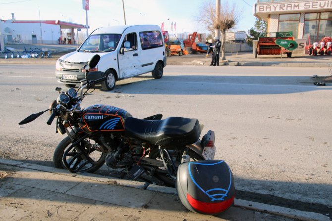 Suvas'ta trafik kazası: 1 yaralı