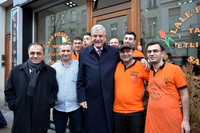 Bakan Bozkır Brüksel'de