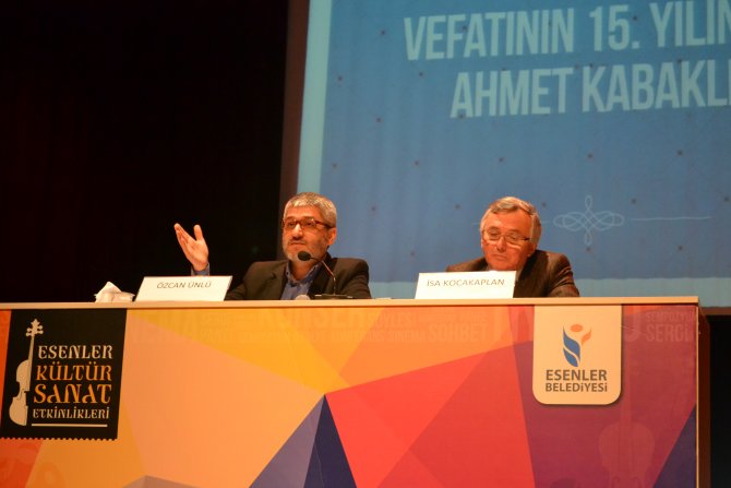 Ahmet Kabaklı'nın vefatının 15. yılı