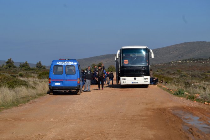 Sığınmacıları Midilli yerine Alibey Adası'na bıraktılar
