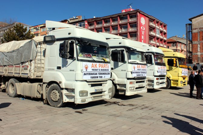 Bayırbucak Türkmenlerine yardım