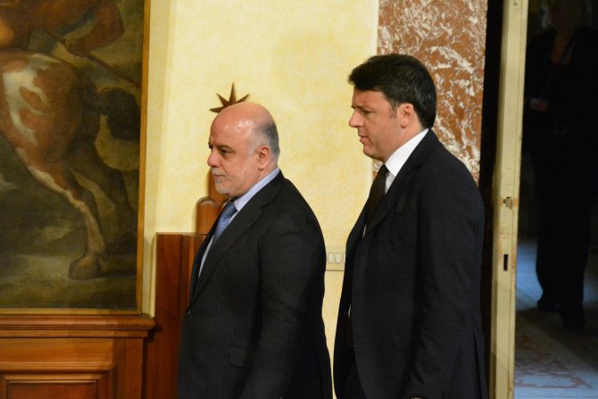Irak Başbakanı el-İbadi, İtalya’da