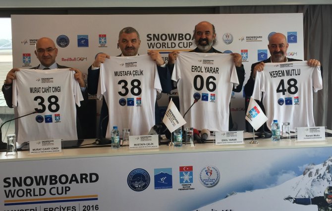 Dünyanın en iyi snowboardcuları Erciyes'te buluşacak