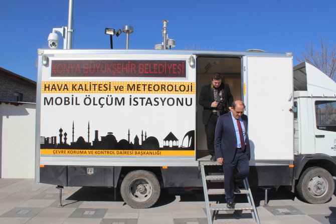 Karapınar'da hava kalitesinin ölçümü yapıldı