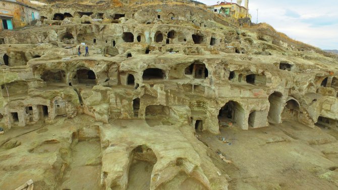 Kapadokya'da bulunan yeraltı kenti