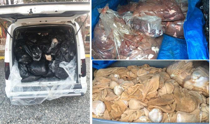 Diyarbakır'da kaçak hayvansal ürünlerle mücadele