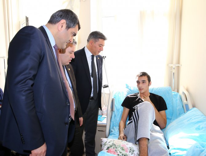 CHP Milletvekillerinden hastane ziyareti