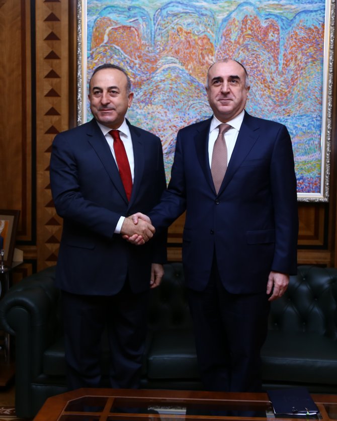 Dışişleri Bakanı Çavuşoğlu Azerbaycan'da