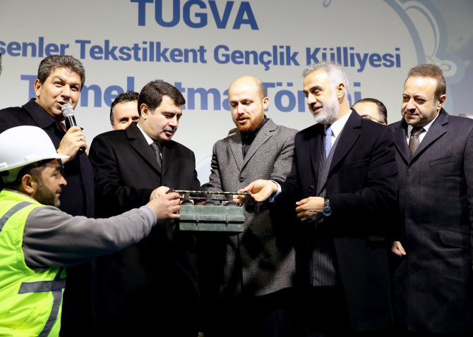 TÜGVA Tekstilkent Gençlik Külliyesi'nin temeli atıldı