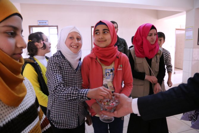 Türk ve Suriyeli öğrenciler kaynaşıyor