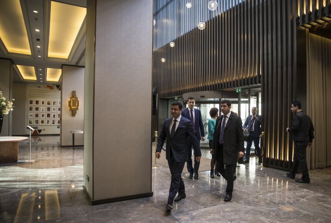 HDP Eş Genel Başkanı Demirtaş, İtalya Dışişleri Bakanı ile görüştü