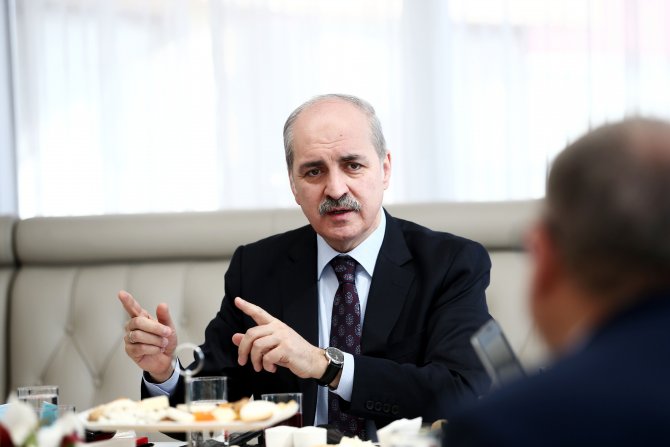Kurtulmuş, uluslararası basın kuruluşlarının temsilcileriyle görüştü