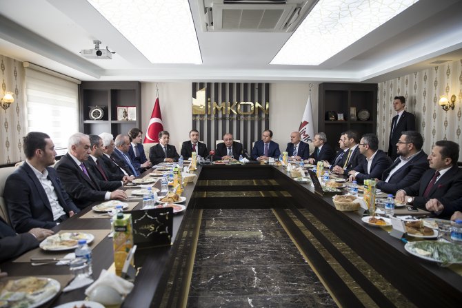 Başbakan Yardımcısı Türkeş, İMKON'u ziyaret etti