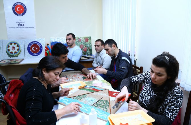 TİKA'dan Azerbaycanlı engellilere destek