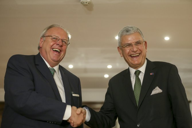 AB Bakanı Bozkır'ın kabulü