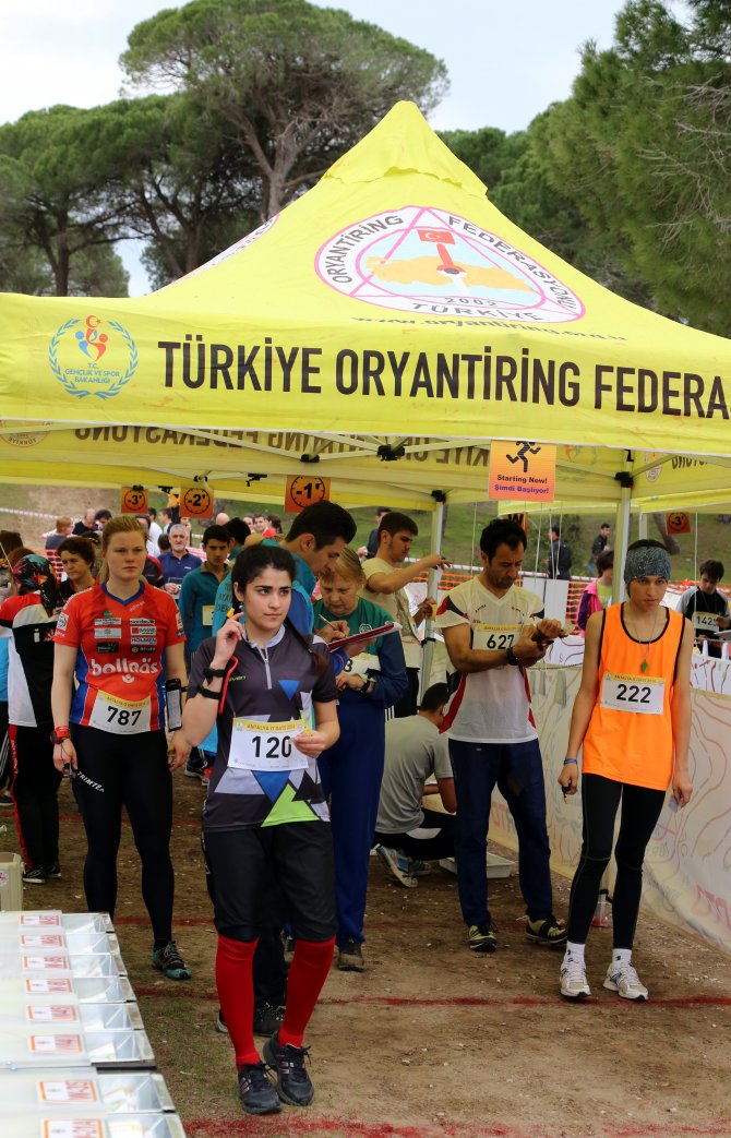 Antalya'da oryantiring yarışları