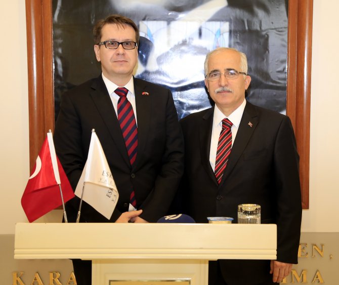 Büyükelçi Kafka'dan, Vali Tuna'ya ziyaret