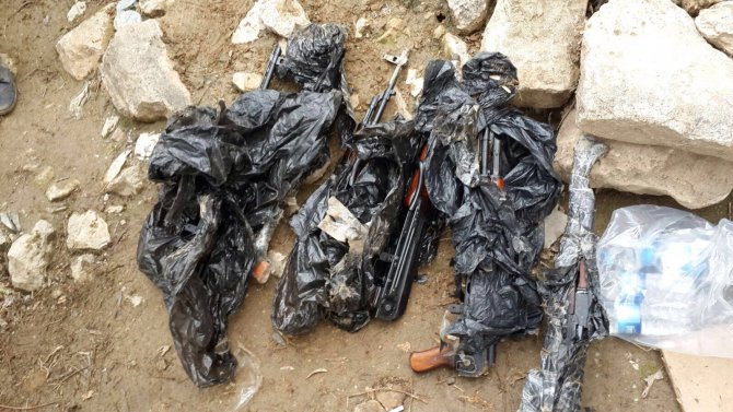 Mardin'de silah ve mühimmat bulundu