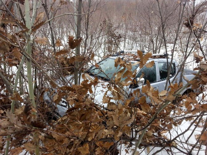Bitlis'te, teröristlerin gasbettiği araç bulundu