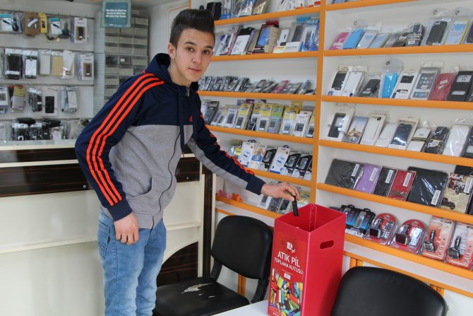 Cihanbeyli'de atık pil yarışması sürüyor