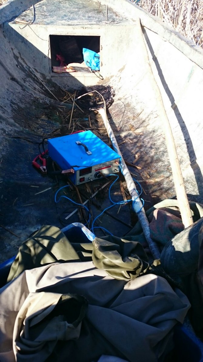 Elektroşok cihazıyla balık avına ceza