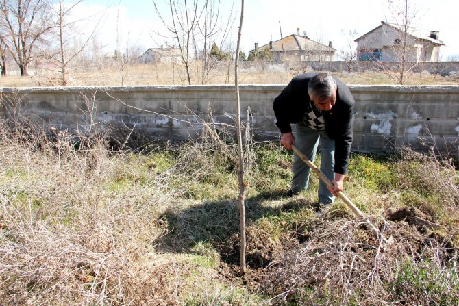 Seydişehir'de bin 100 fidan toprakla buluştu