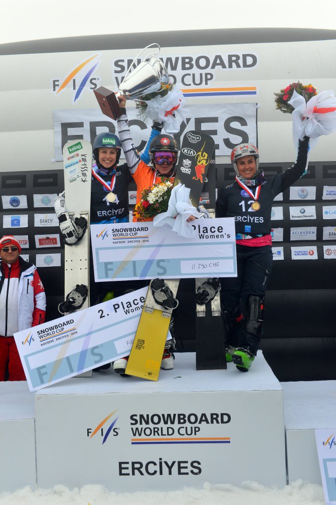 Snowboard Dünya Kupası final yarışları yapıldı