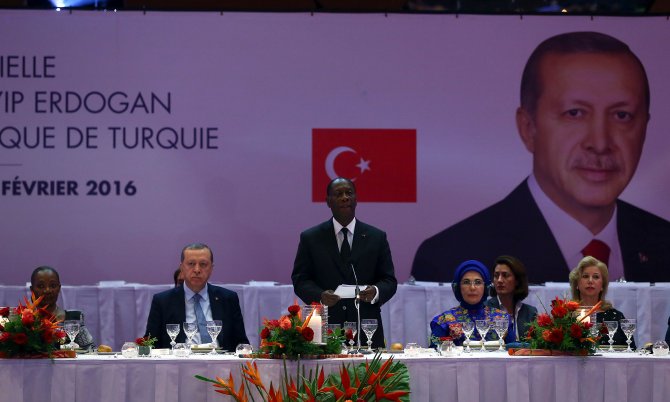 Cumhurbaşkanı Erdoğan Fildişi Sahili'nde