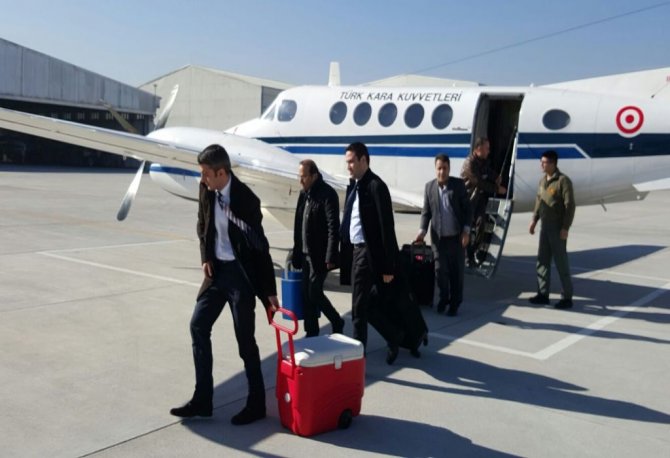 Kara Havacılık Komutanlığı uçağı organ nakli için havalandı