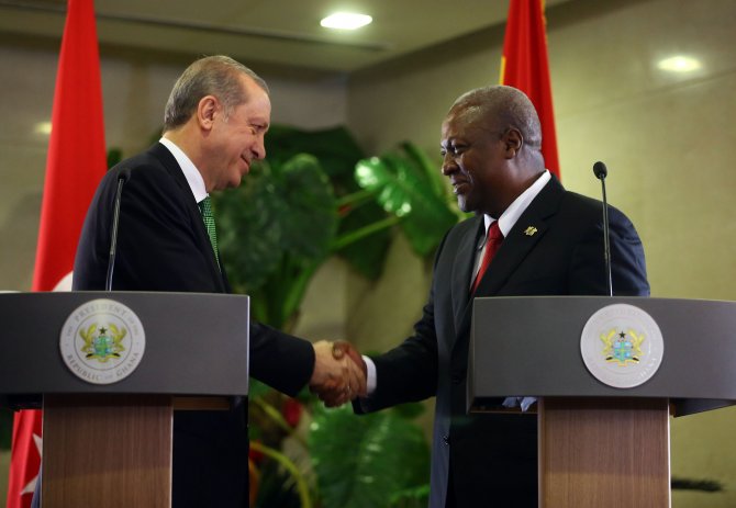 Erdoğan ve Mahama ortak basın toplantısı