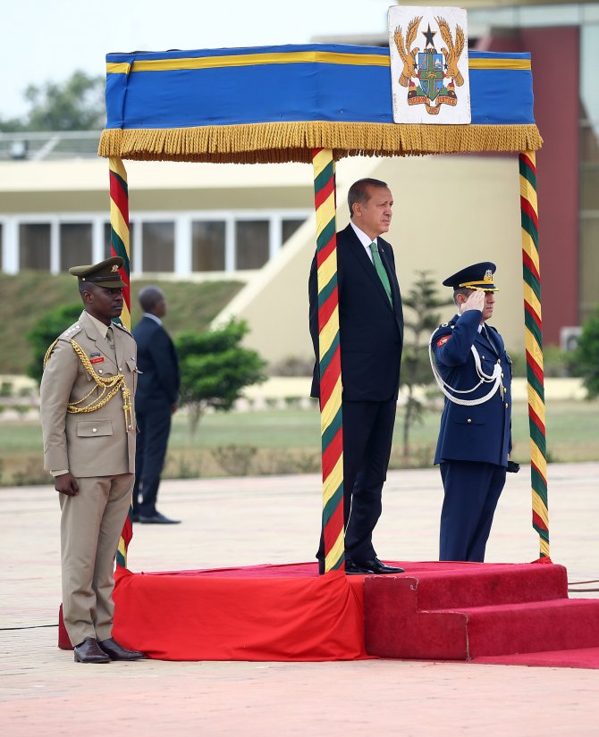 Cumhurbaşkanı Erdoğan Gana'da