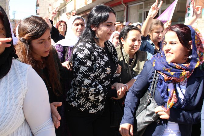 HDP Eş Genel Başkanı Yüksekdağ Silopi'de
