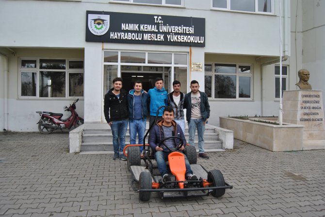 Hurdadan Go-Kart aracı yaptılar