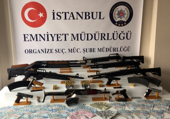 İstanbul'da silah kaçakçılığı operasyonu