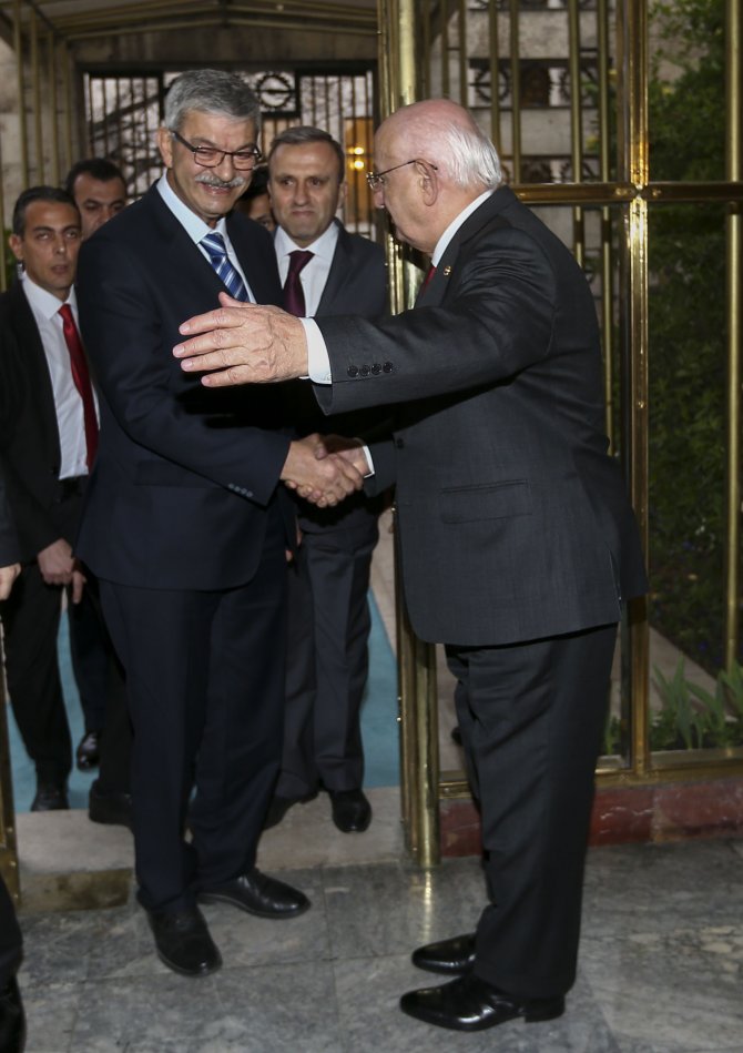 TBMM Başkanı Kahraman'ın kabulü