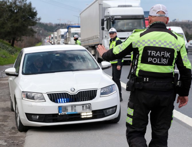 İstanbul'da trafik denetimleri