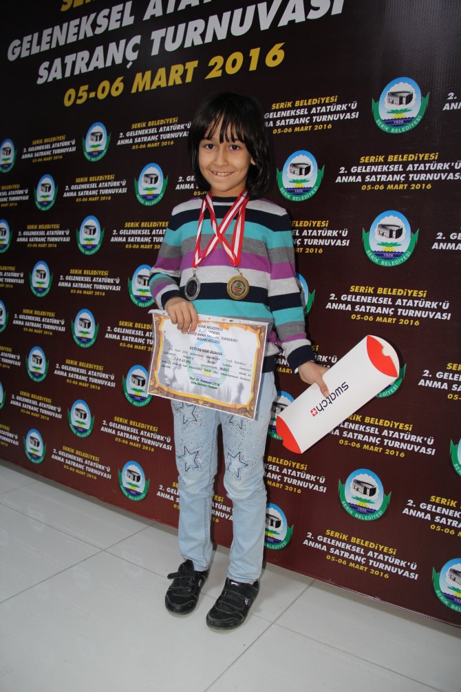 Atatürk'ün Serik'e gelişi anısına satranç turnuvası