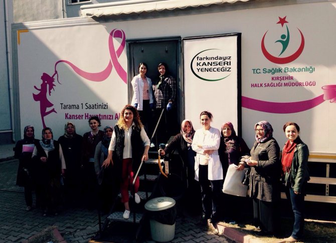 Gezici kanser tarama aracı Kaman'da