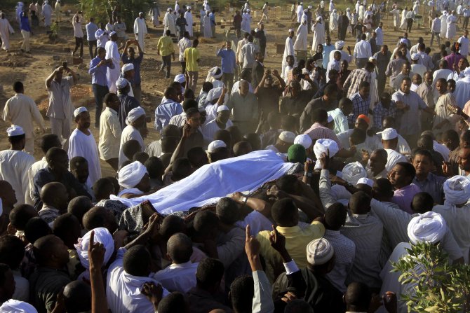 Sudan Halk Kongresi Partisi lideri Turabi'nin cenaze töreni